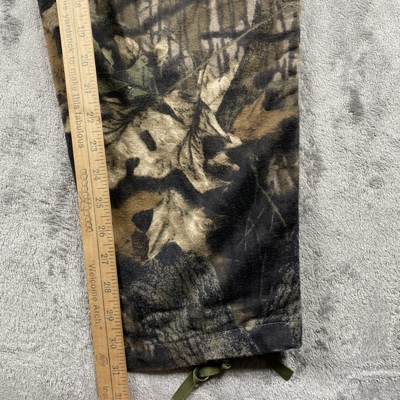Vintage Mossy Oak Pants Mens Size M Break Up Camo Pleated Chamois Hunting USA - Picture 11 of 14